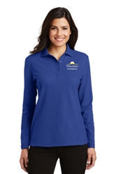 2021- Port Authority® Ladies Silk Touch™ Long Sleeve Polo 